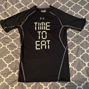 Under Armour black compression t shirt